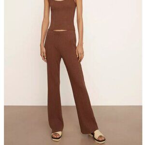 NWT VINCE Rib Flared Pant Size S